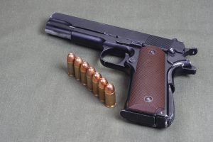 1911 Pistol with .45 ACP Ammo