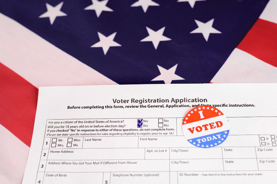 National Voter Registration Day Cover