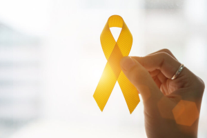 Suicide prevention ribbon