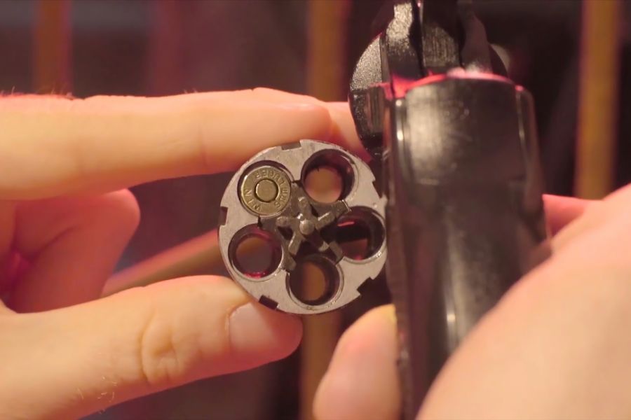 Revolvers malfunction - bullet in chamber