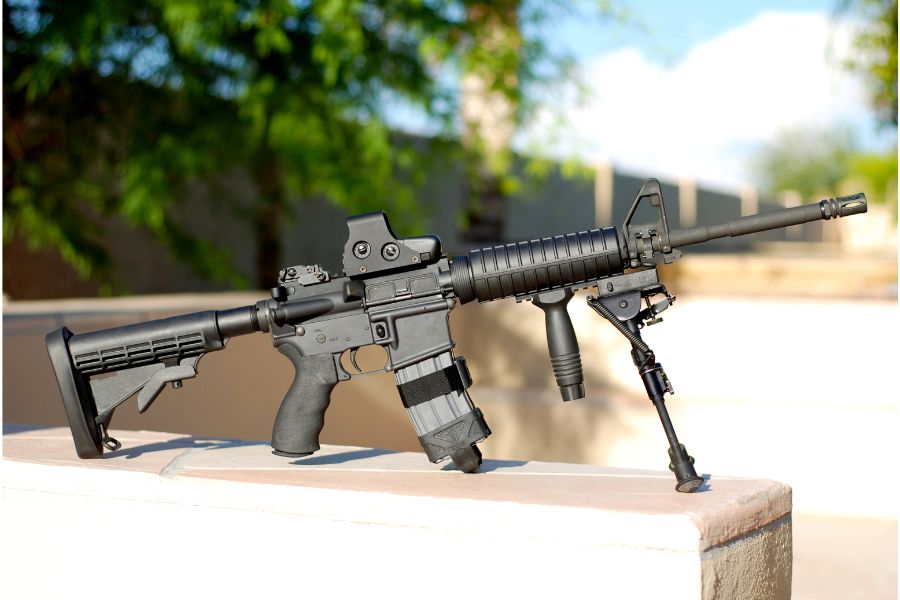 What does AR stand for in AR15?
What does the 15 stand for in AR-15?